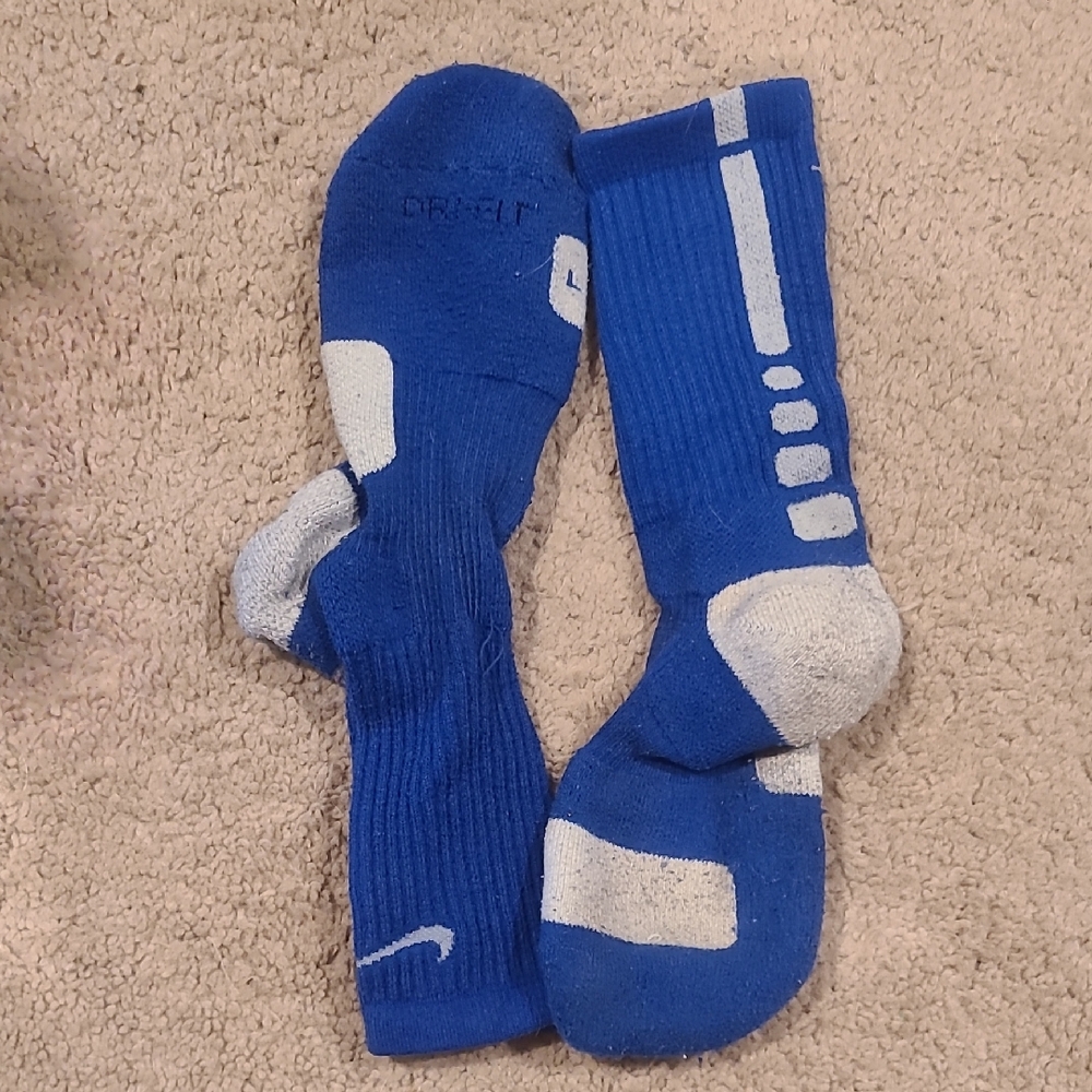 Nike Elite Royal Blue Athletic Socks